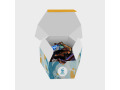 Coffret Friandises personnalisé - Hexagonal