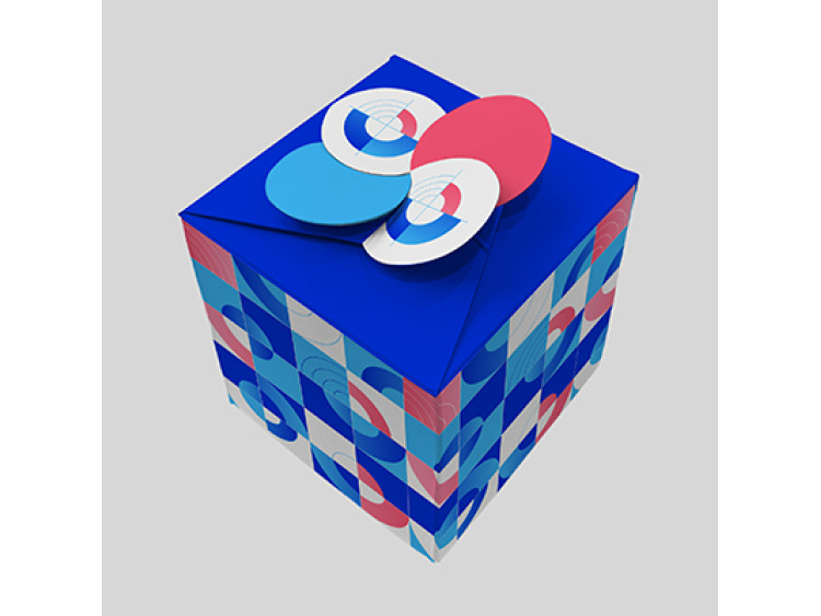 Coffret Friandises personnalisé - Fermeture pétale