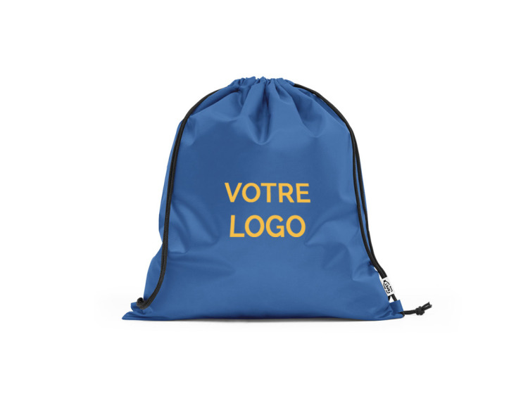 Sac-&agrave;-dos cordon 190T en RPET personnalisable
