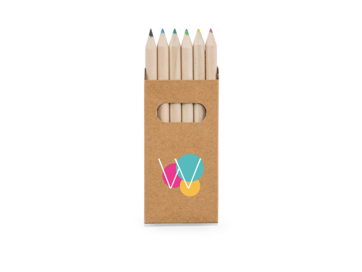 Set 6 crayons de couleur