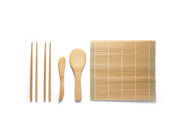 Set pour sushi en bambou personnalisable