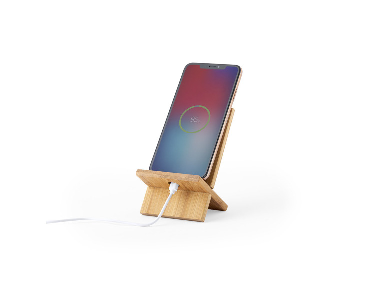 Support personnalisable pour Smartphone en bambou