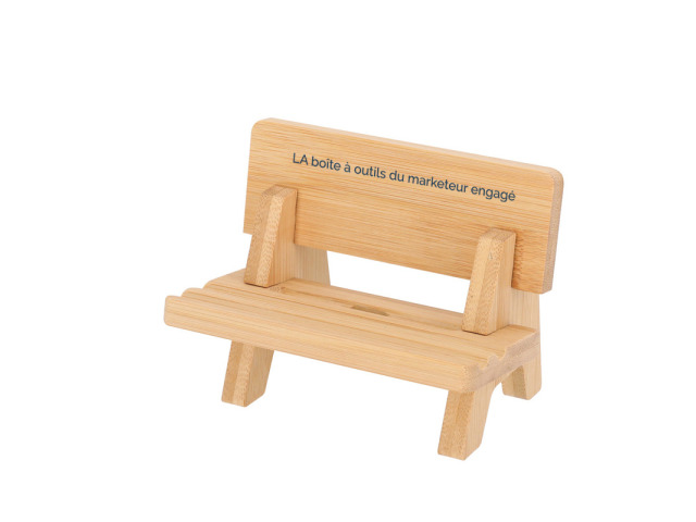 Support personnalisable pour tablette ou Smartphone 3 positions en bambou