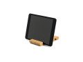 Support smartphone ou tablette personnalisable en bambou