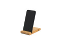 Support smartphone ou tablette personnalisable en bambou