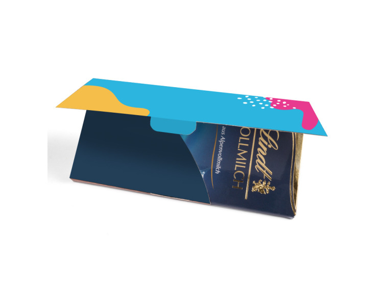 Tablette de chocolat lindt personnalisable