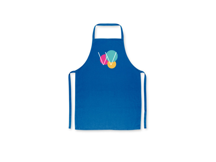 Tablier en coton serg&eacute; 180 g/m&sup2; personnalisable