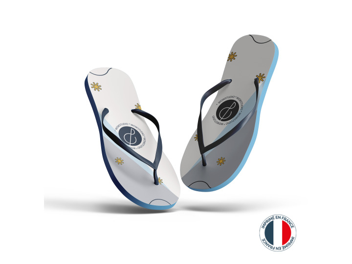 Tongs personnalisées