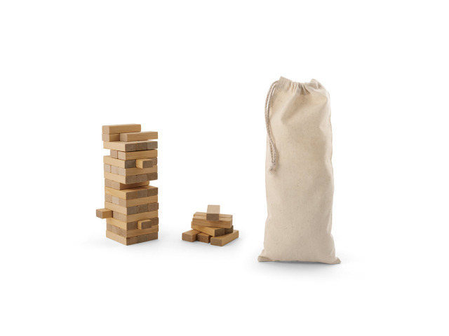 Tour à empiler en bois personnalisable de 54 pièces