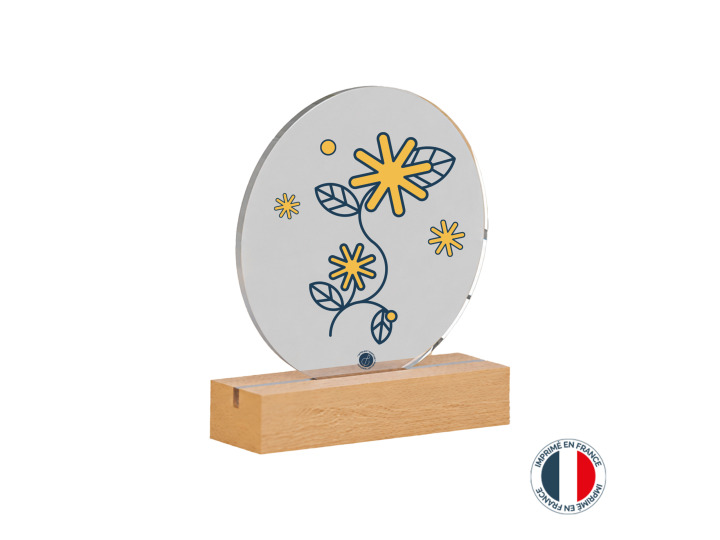 Trophée base bois